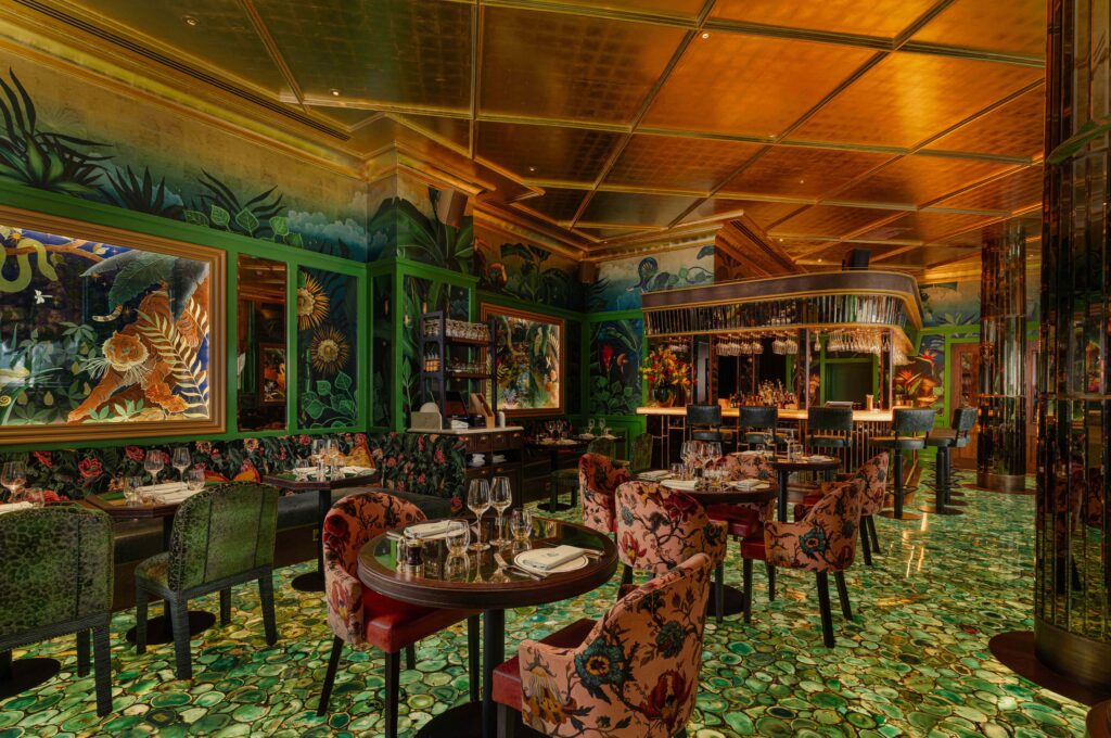 Private dining room at The Ivy Liverpool Brasserie