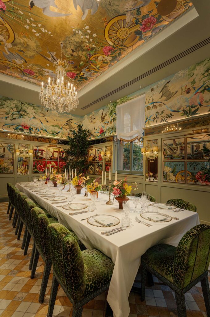 Private dining room at The Ivy Liverpool Brasserie