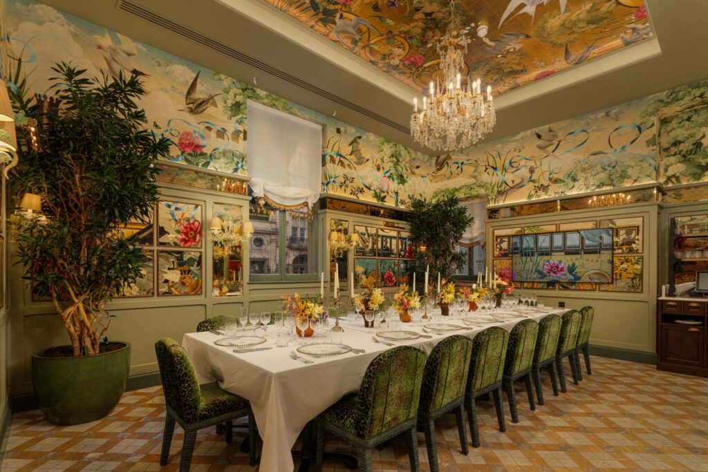 Private dining room at The Ivy Liverpool Brasserie