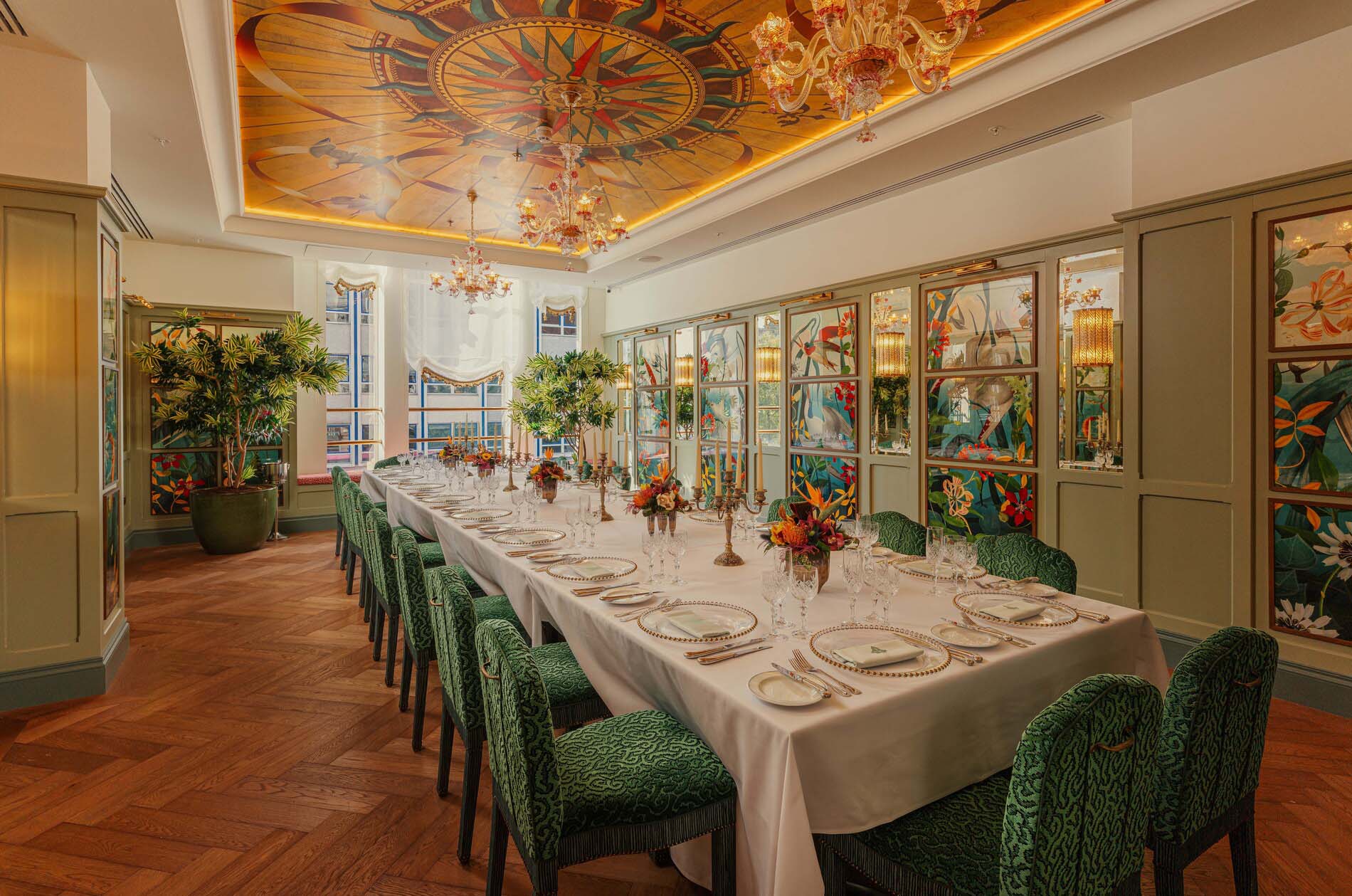 Private dining room in Belfast.
