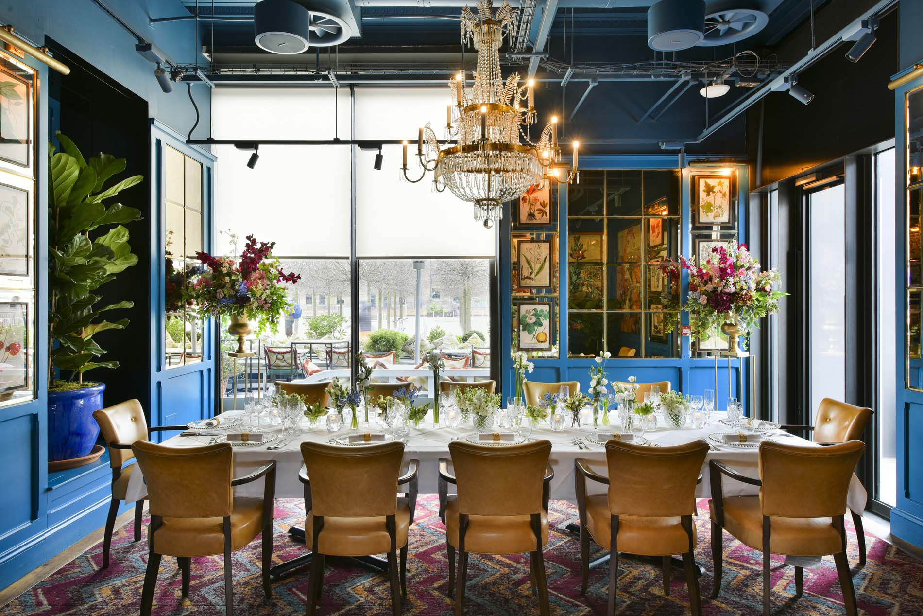 the dining room for private events at the ivy kings cross