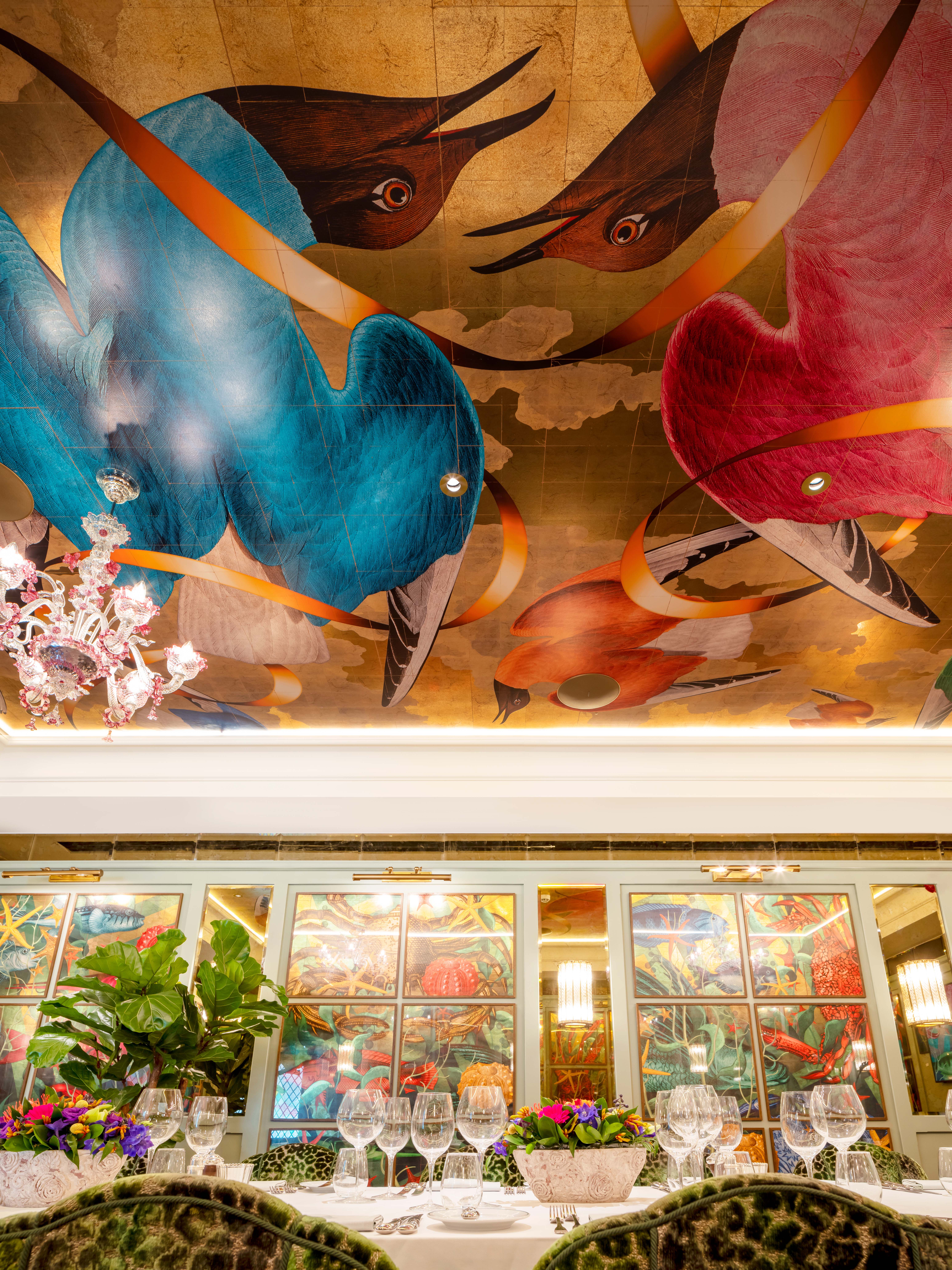 The Keats Room at The Ivy Chichester Brasserie.