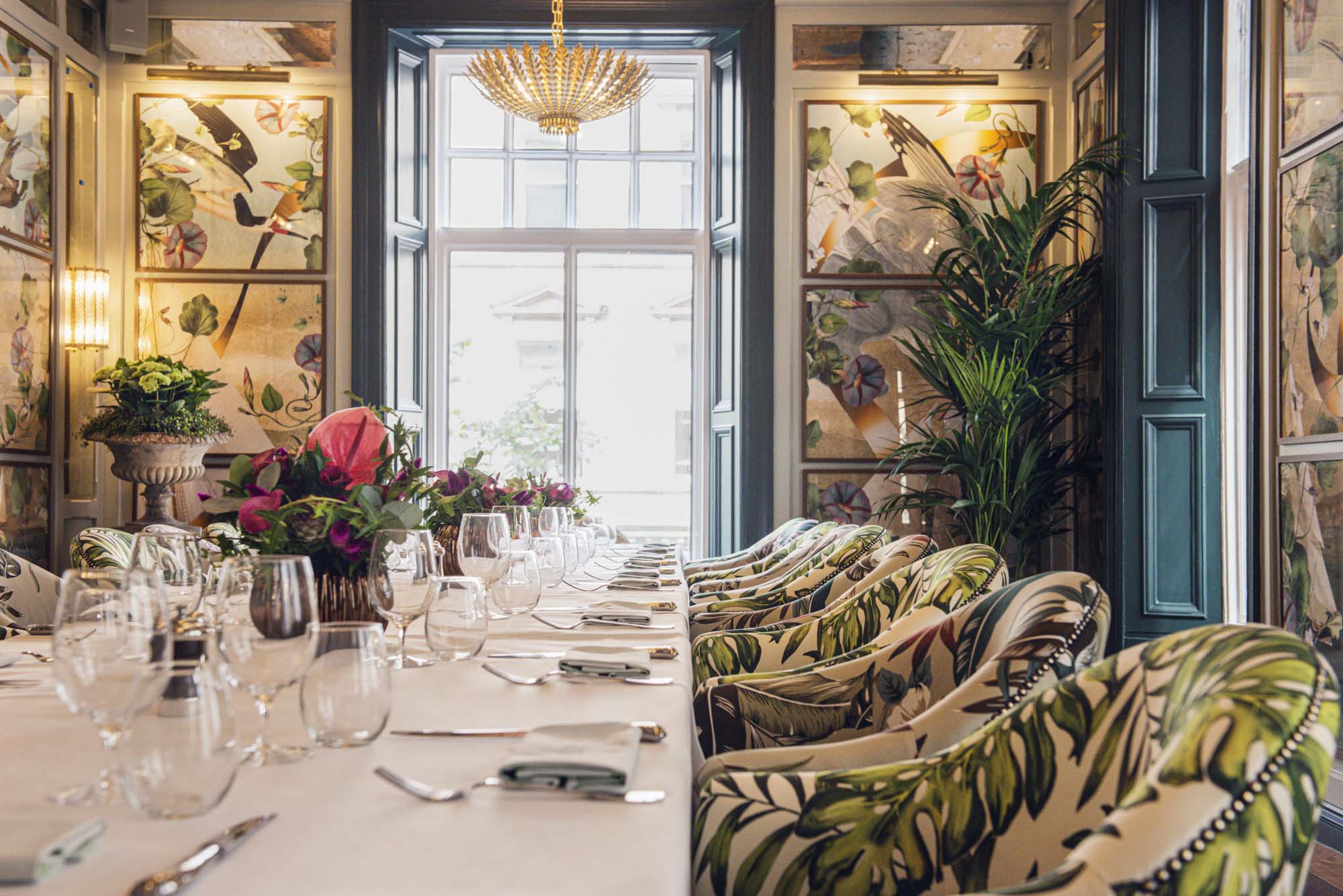 Private dining area ready for any occasion