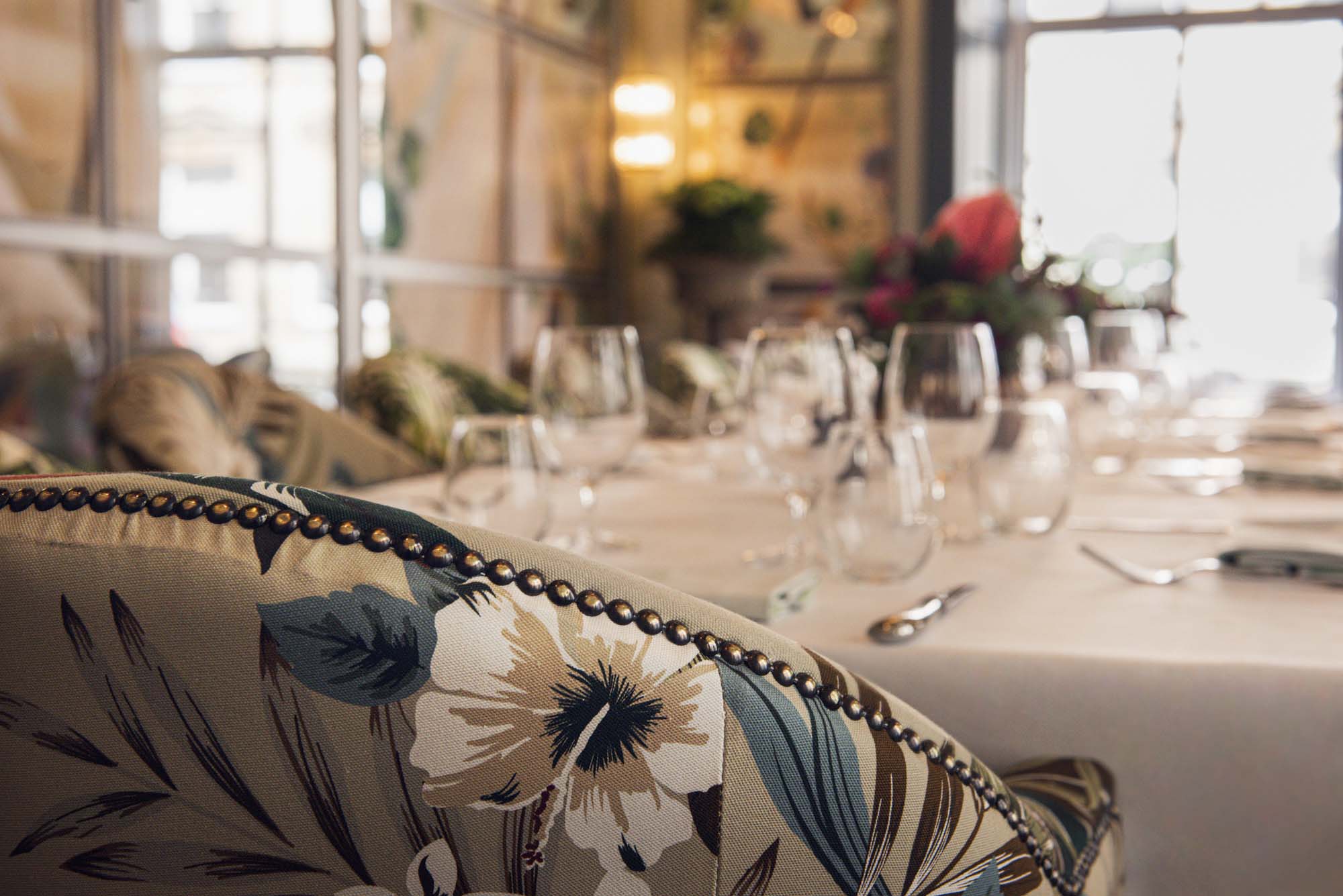 Seating at the Ivy Buchanan Street, Glasgow