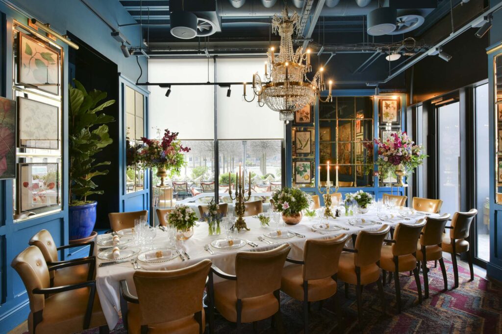 Interior of The Stirling Room in Granary Square Brasserie.