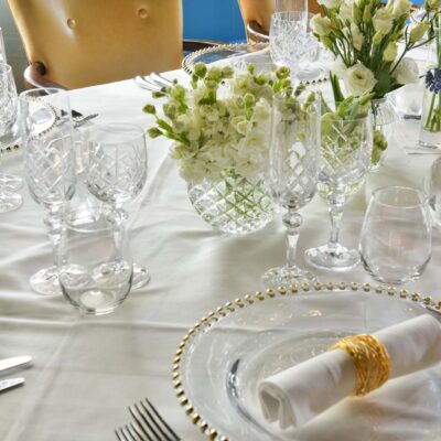 Table setting in Granary Square Brasserie.