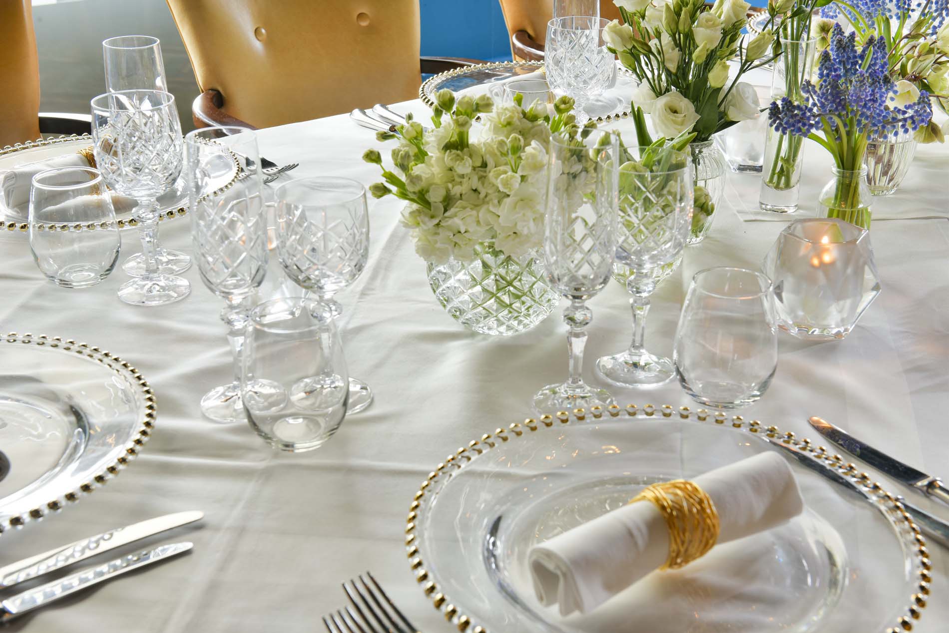Table setting in Granary Square Brasserie.