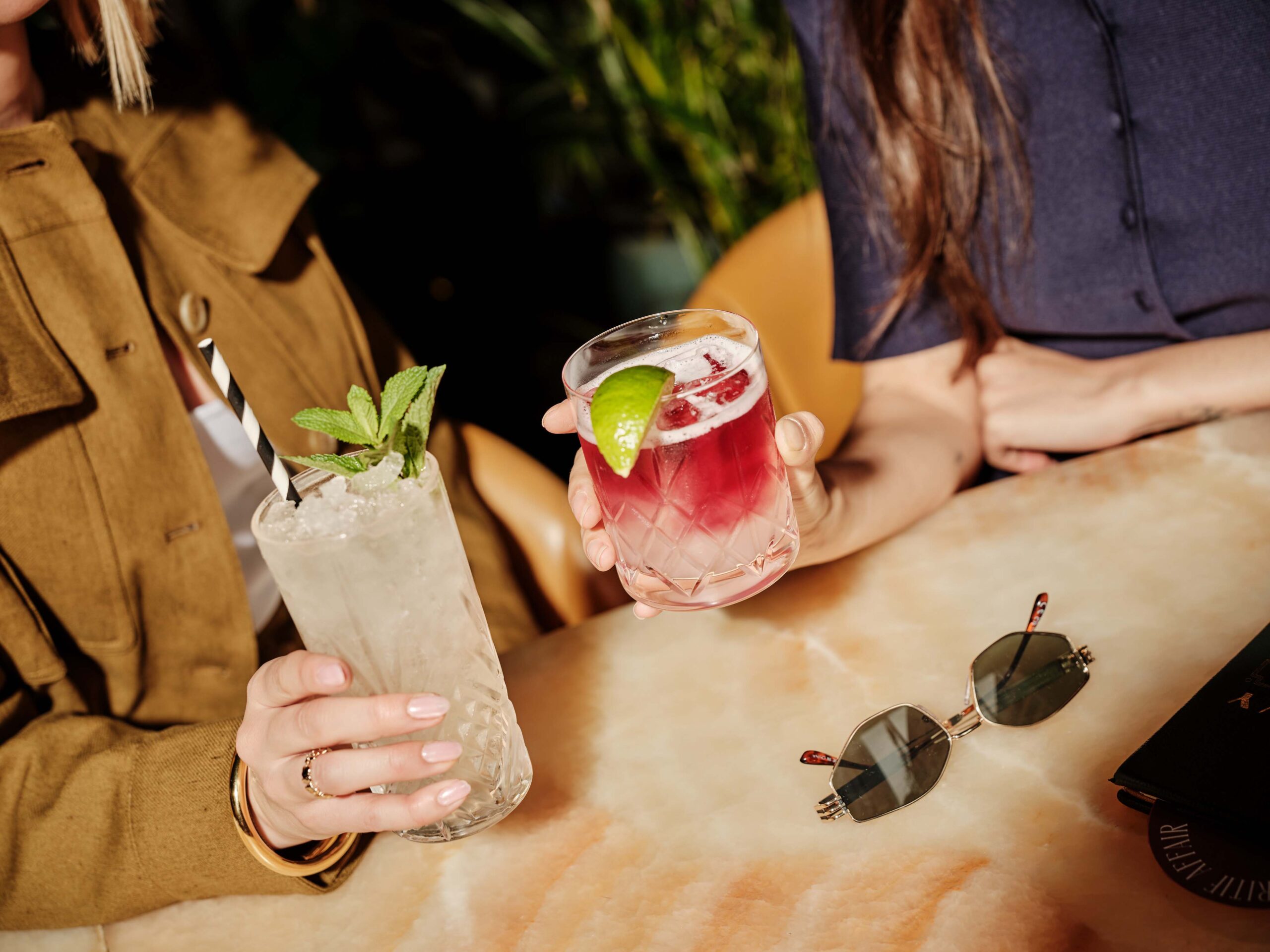 guests enjoying drinks at a private dining event in glasgow