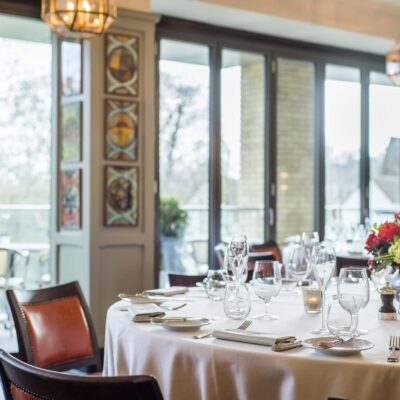 table setting at the ivy guildford