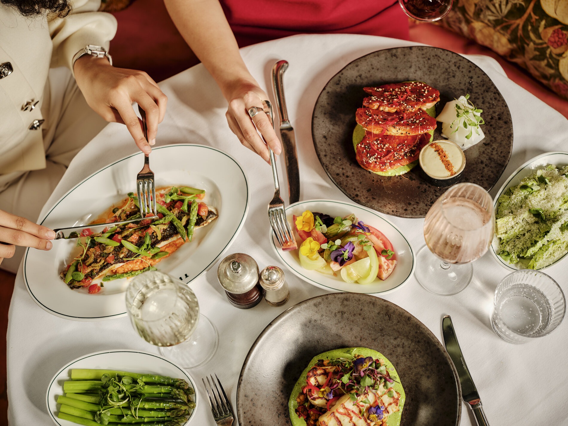 Private dining menu at The Ivy City Garden Liverpool Street