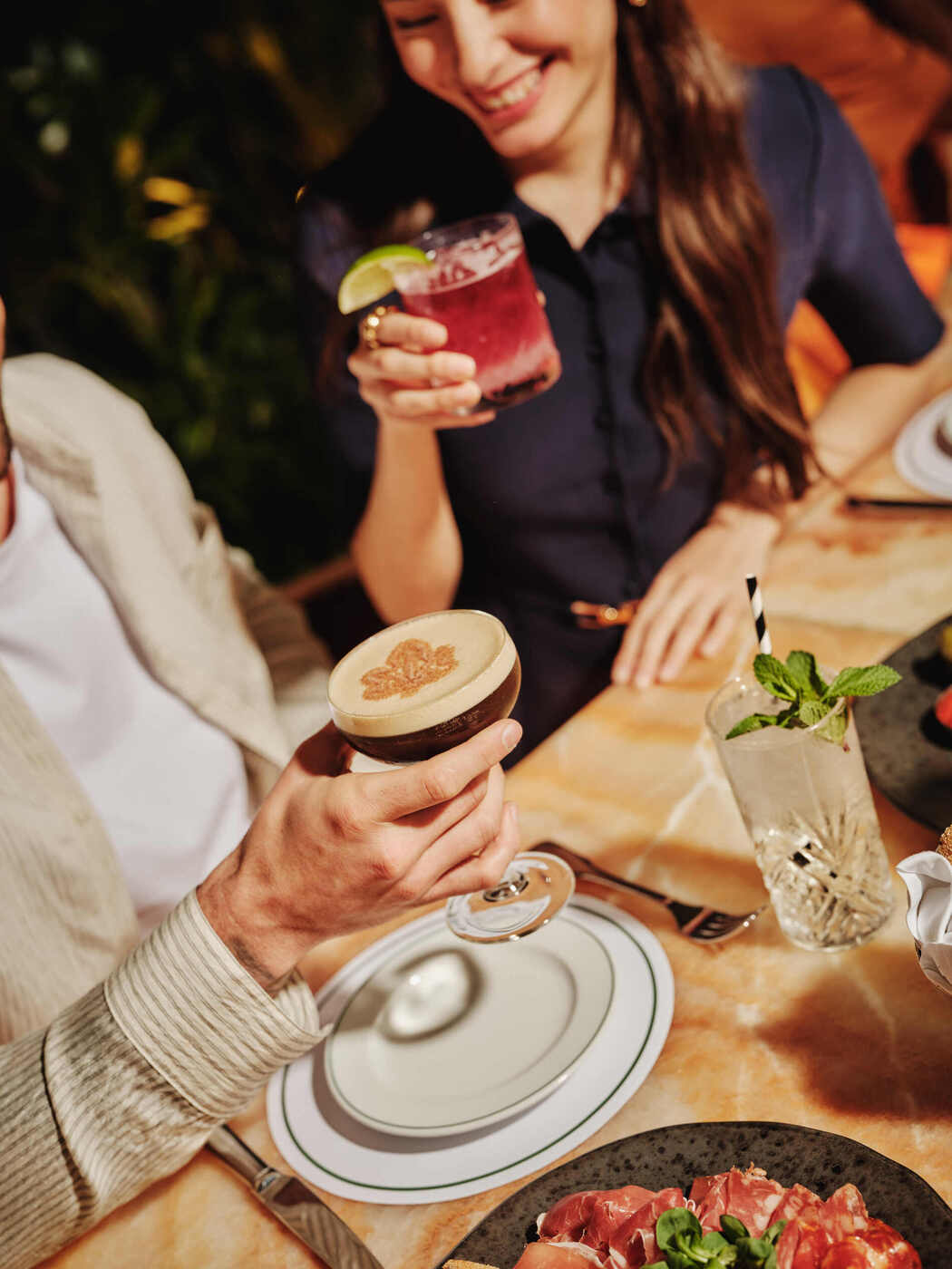 Cocktails enjoyed by Ivy guests