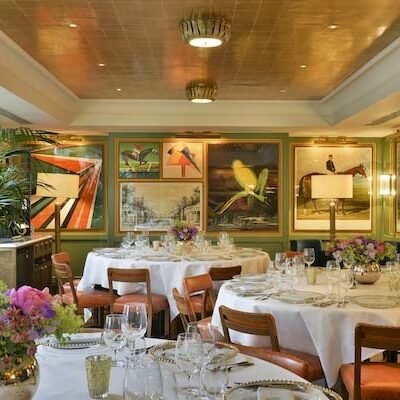 Private dining room at The Ivy Montpellier Brasserie in Cheltenham.