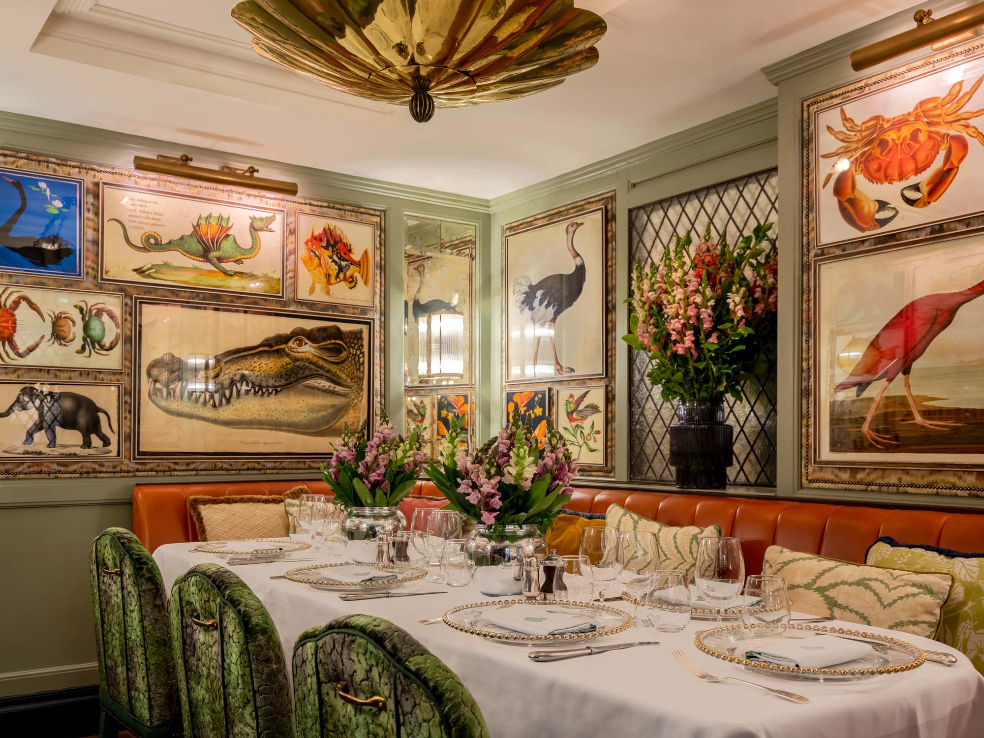 private dining room at the ivy st johns wood