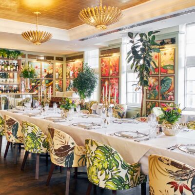 Private dining room at The Ivy St Helen's Square restaurant in York