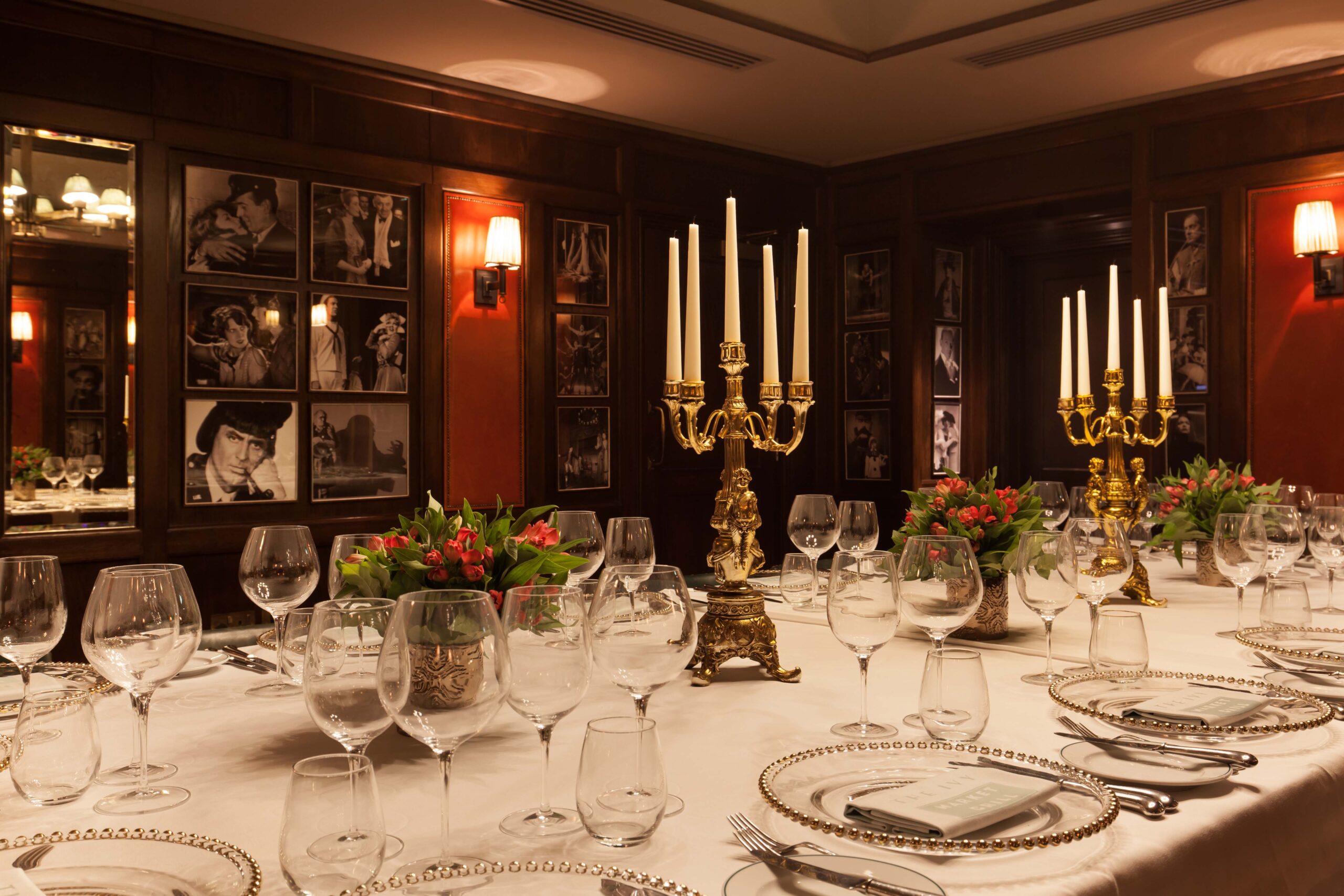 Interior of Pygmalion Room at The Ivy Market Grill.