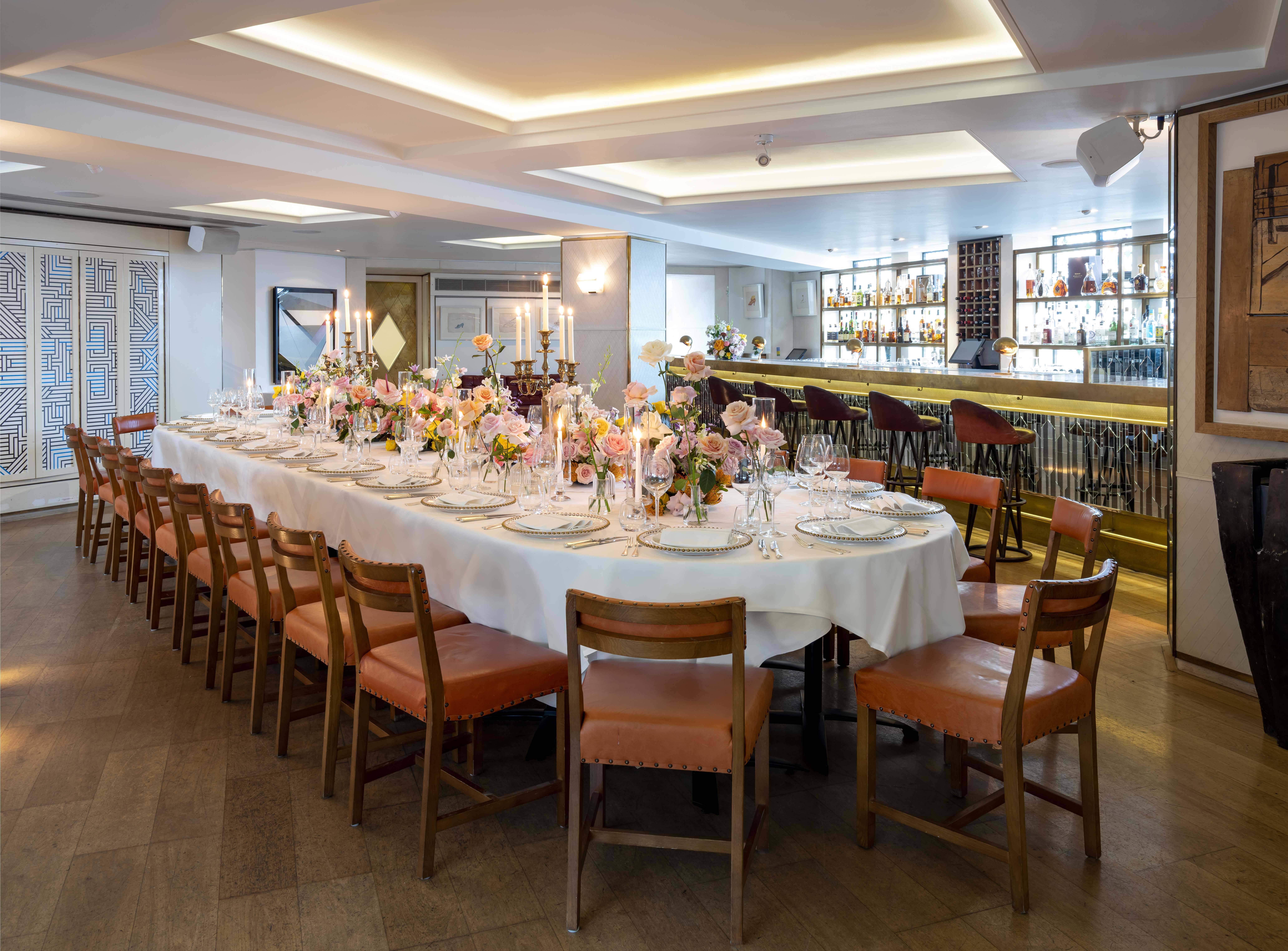 Private dining room at The Original Ivy, West Street
