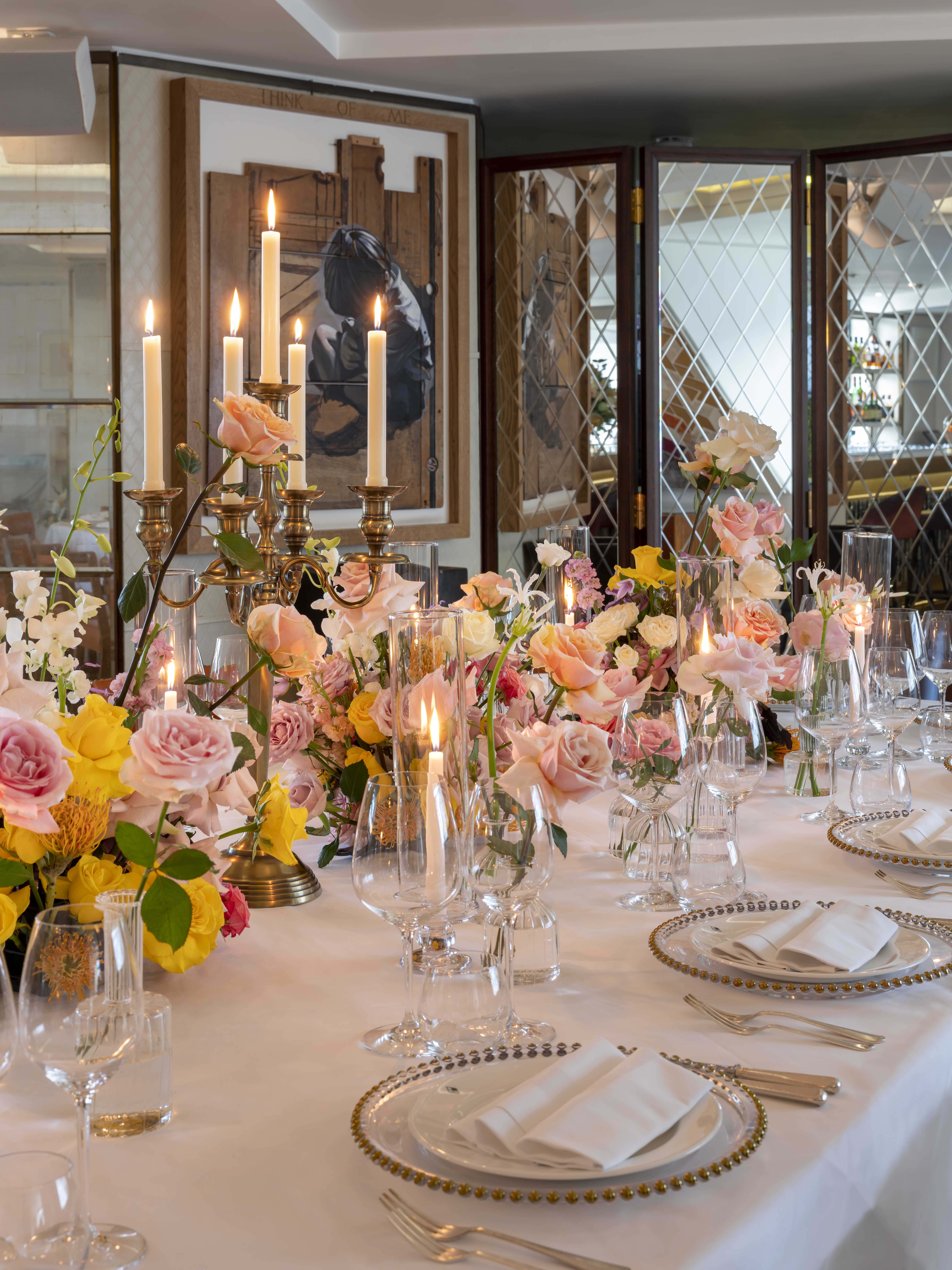 Interior of The Private Room at The Original Ivy.