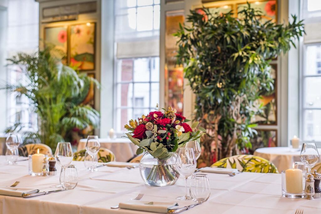 stylish decor at the Ivy in York