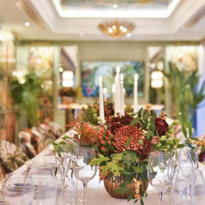 beautiful table design in the ivy victoria