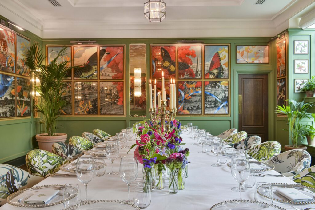 beautiful table design in the ivy victoria