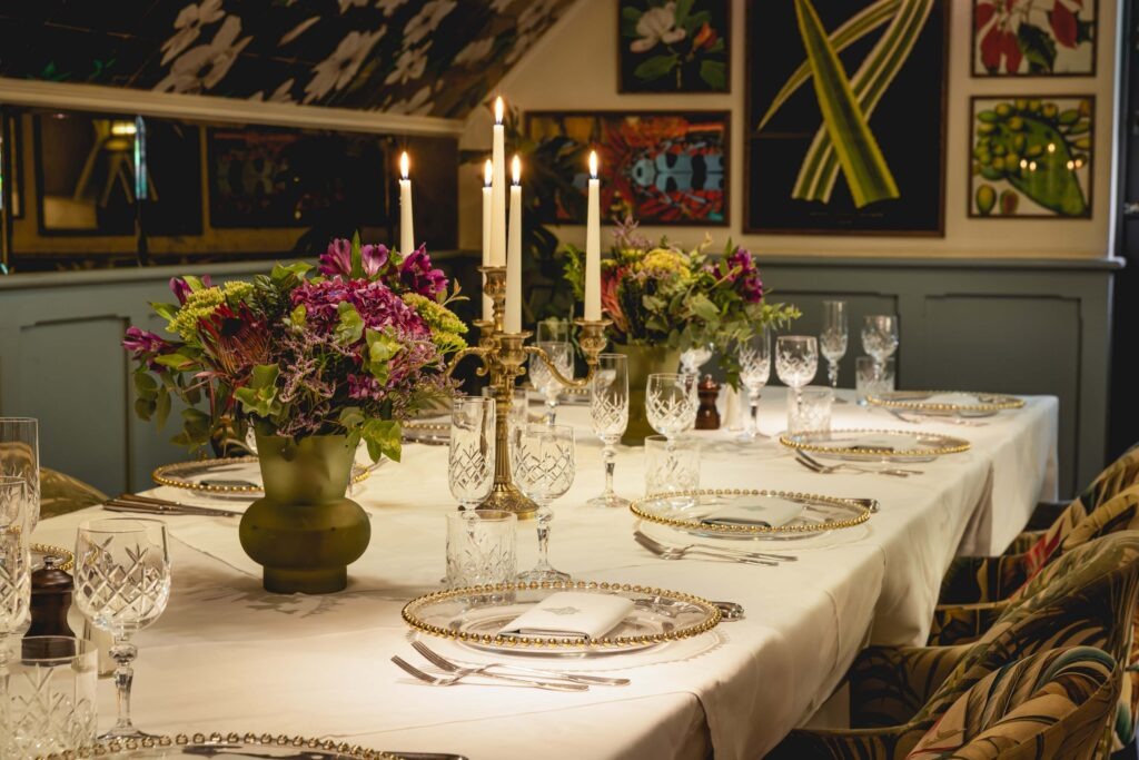Interior of The Mezzanine at The Ivy Cobham Garden.