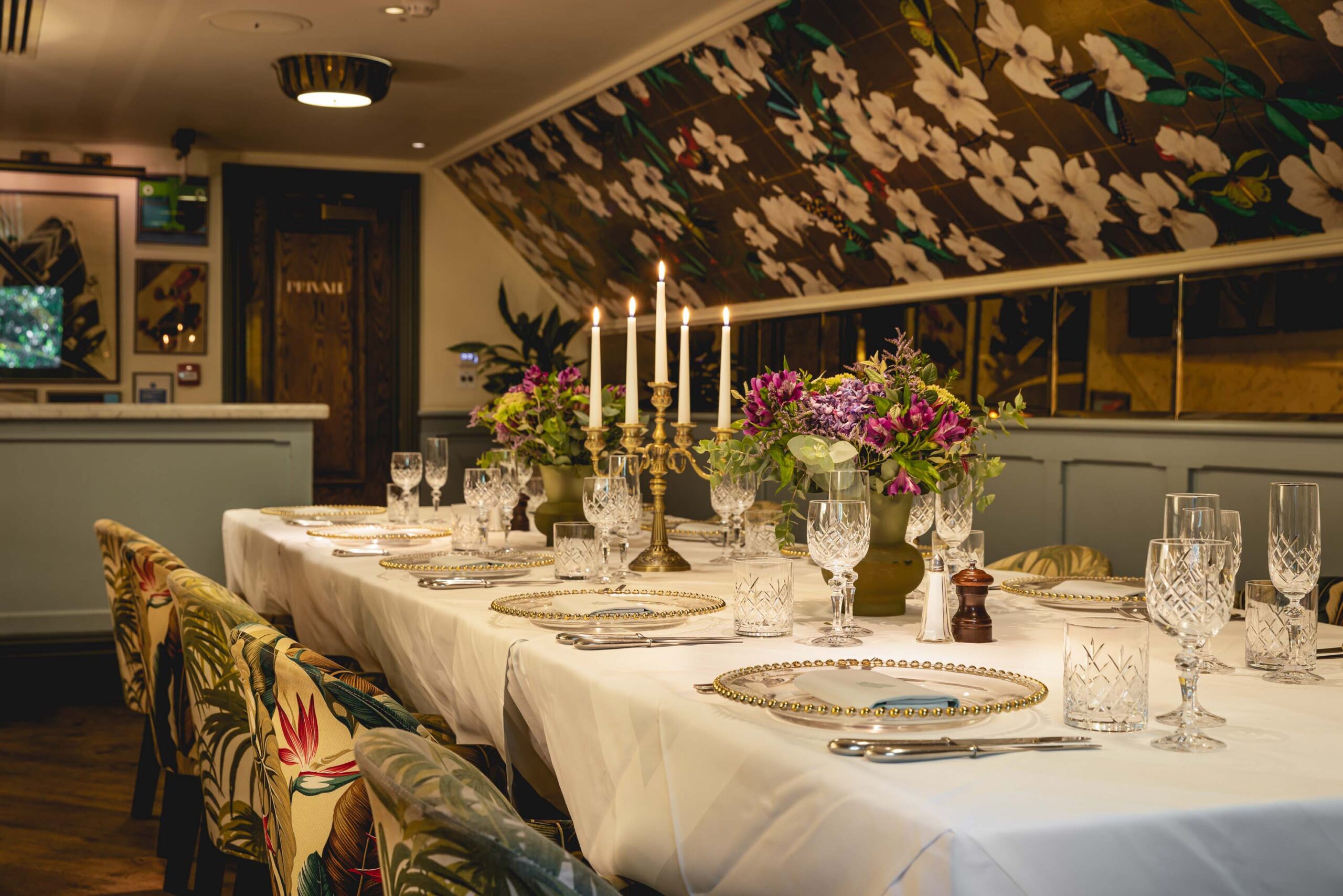 Interior of Mezzanine at The Ivy Cobham Garden.