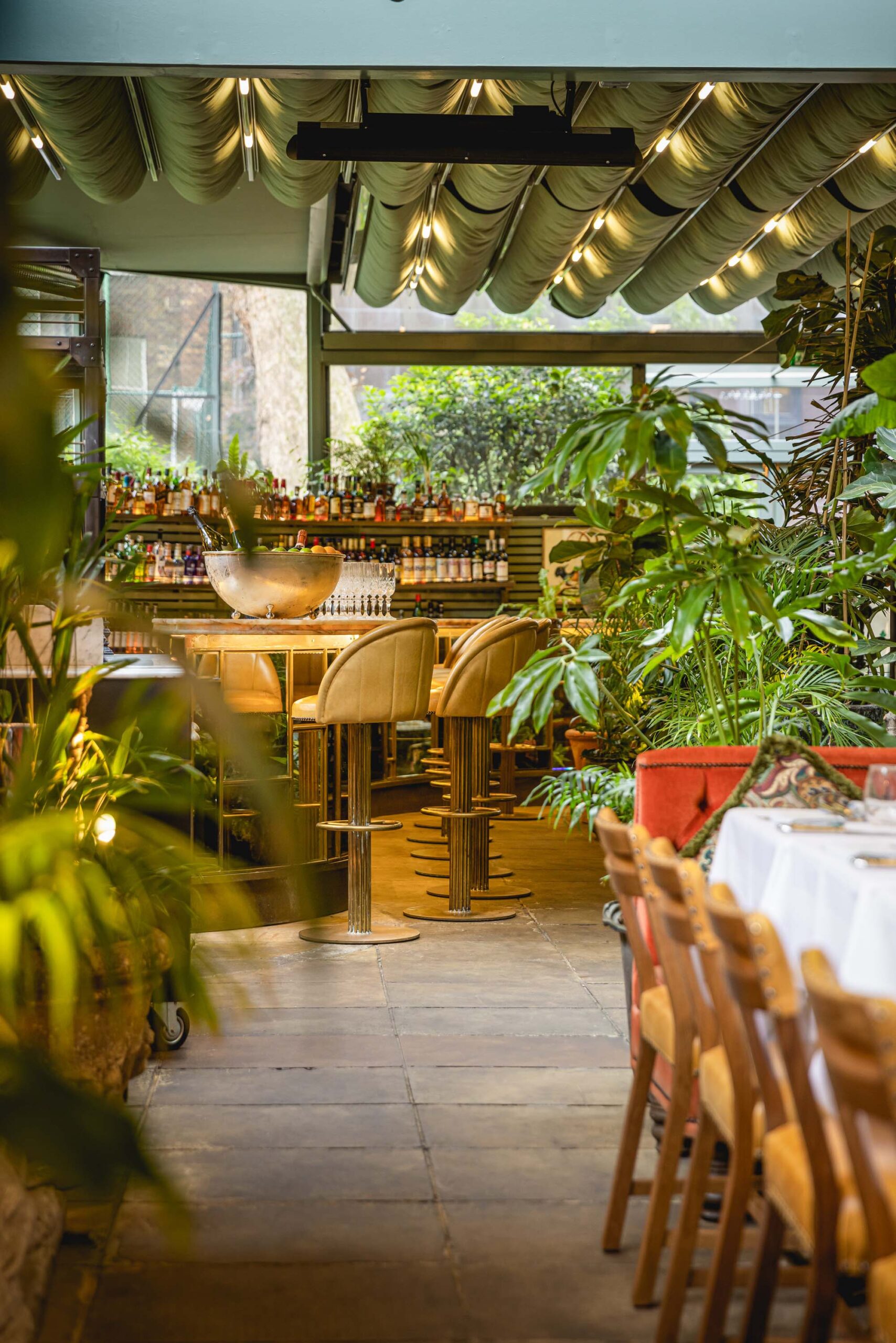 garden room at the ivy liverpool street