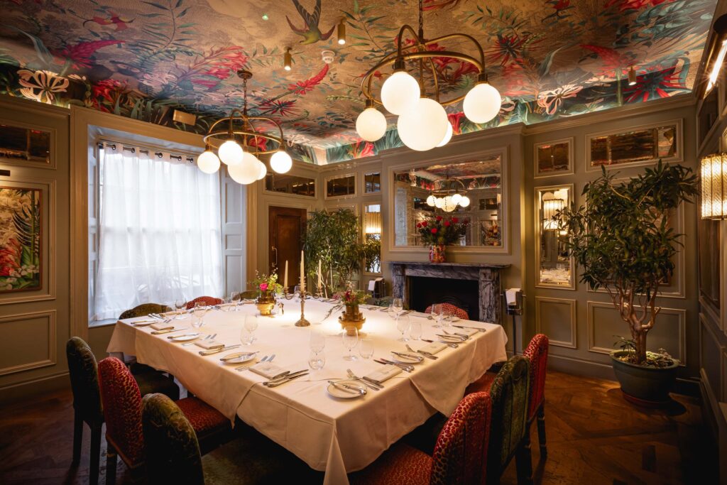 Interior of The Eastern Room at The Ivy Clifton, Bristol.