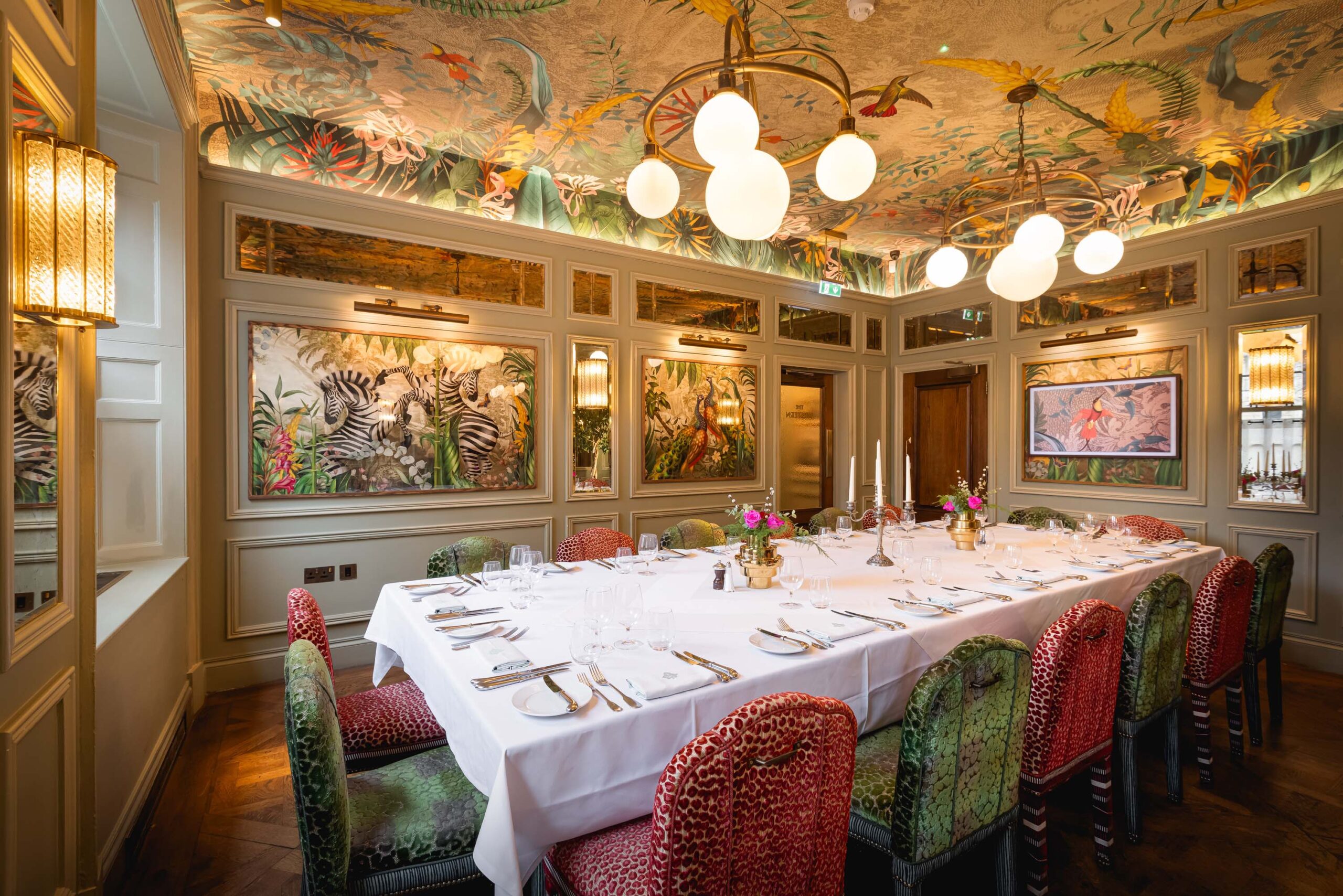 Interior of The Western Room at The Ivy Clifton, Bristol.