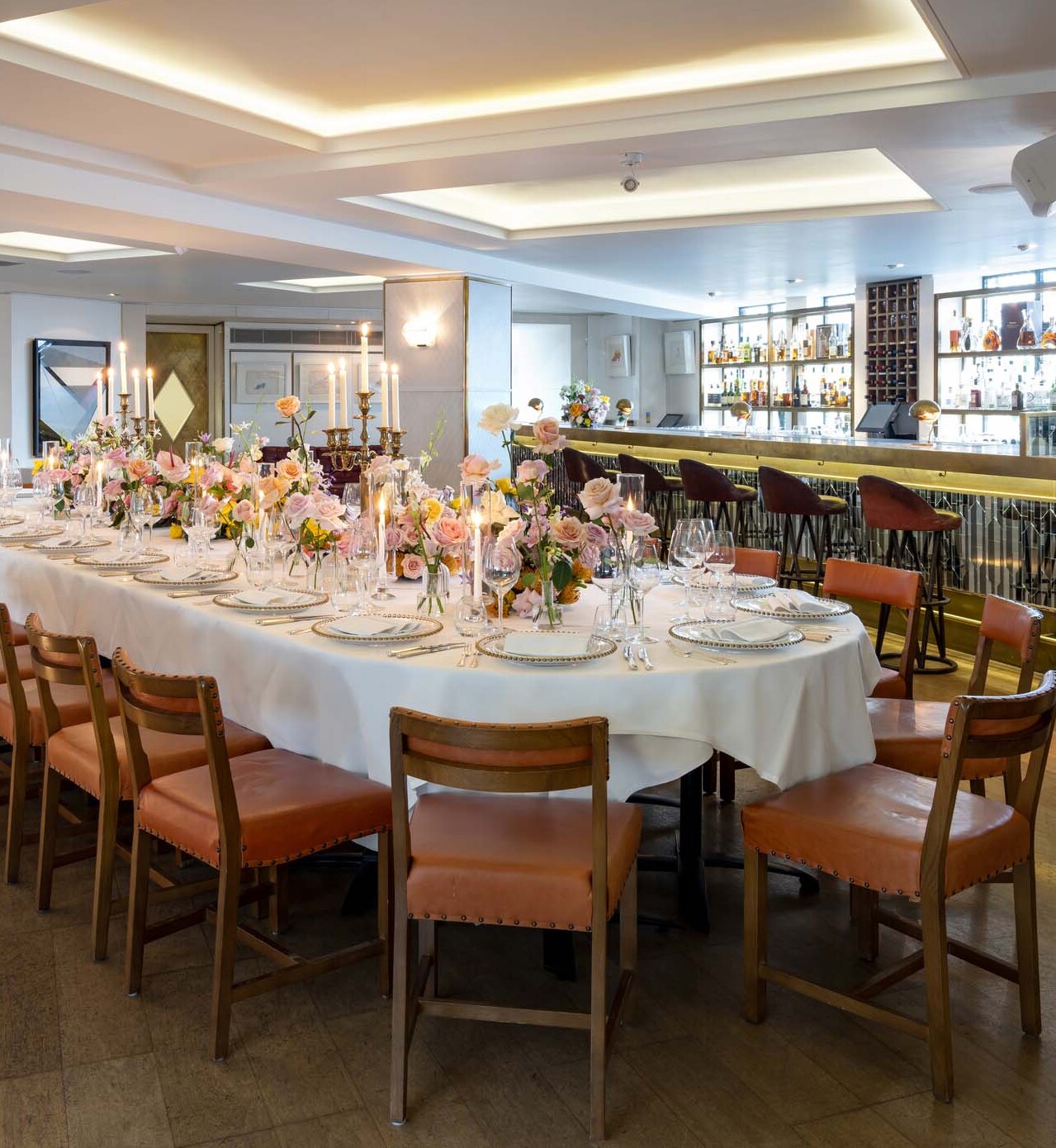 Private dining room at The Original Ivy in West Street