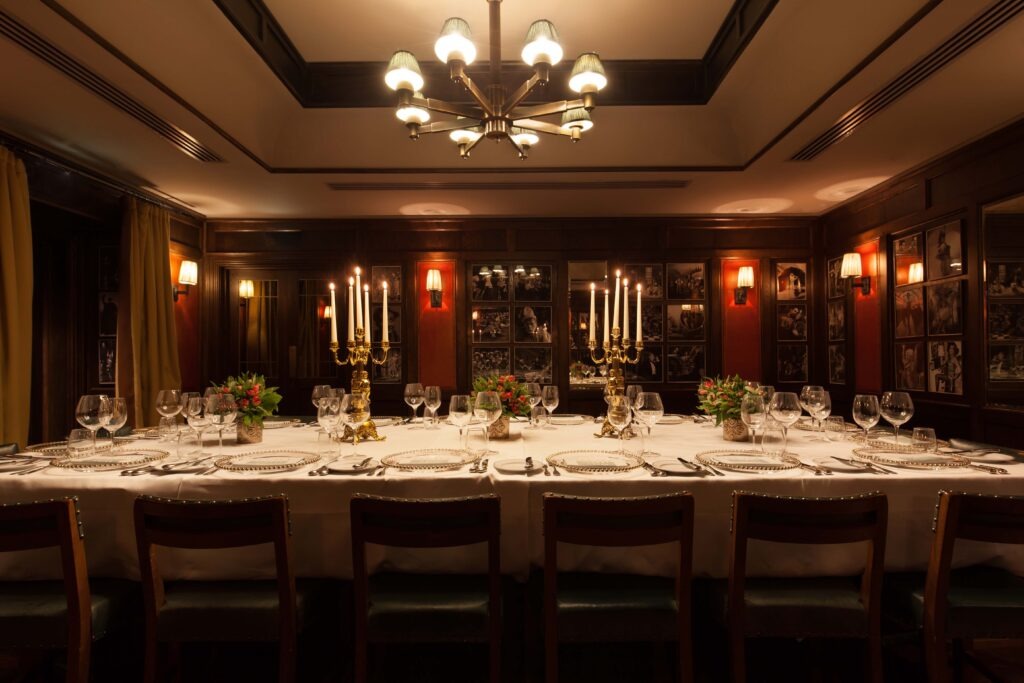 Interior of Pygmalion Room at The Ivy Market Grill.