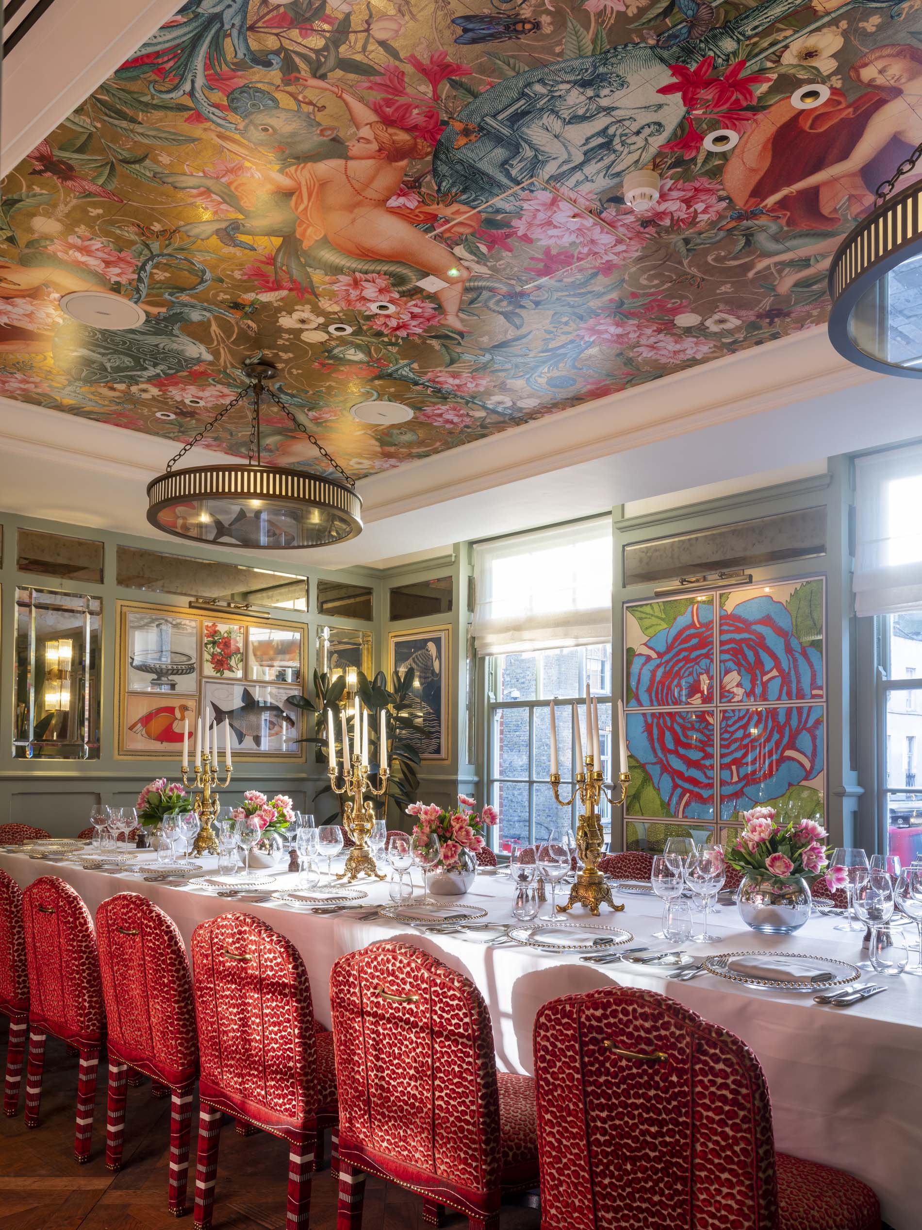 Private dining room at The Ivy Richmond.