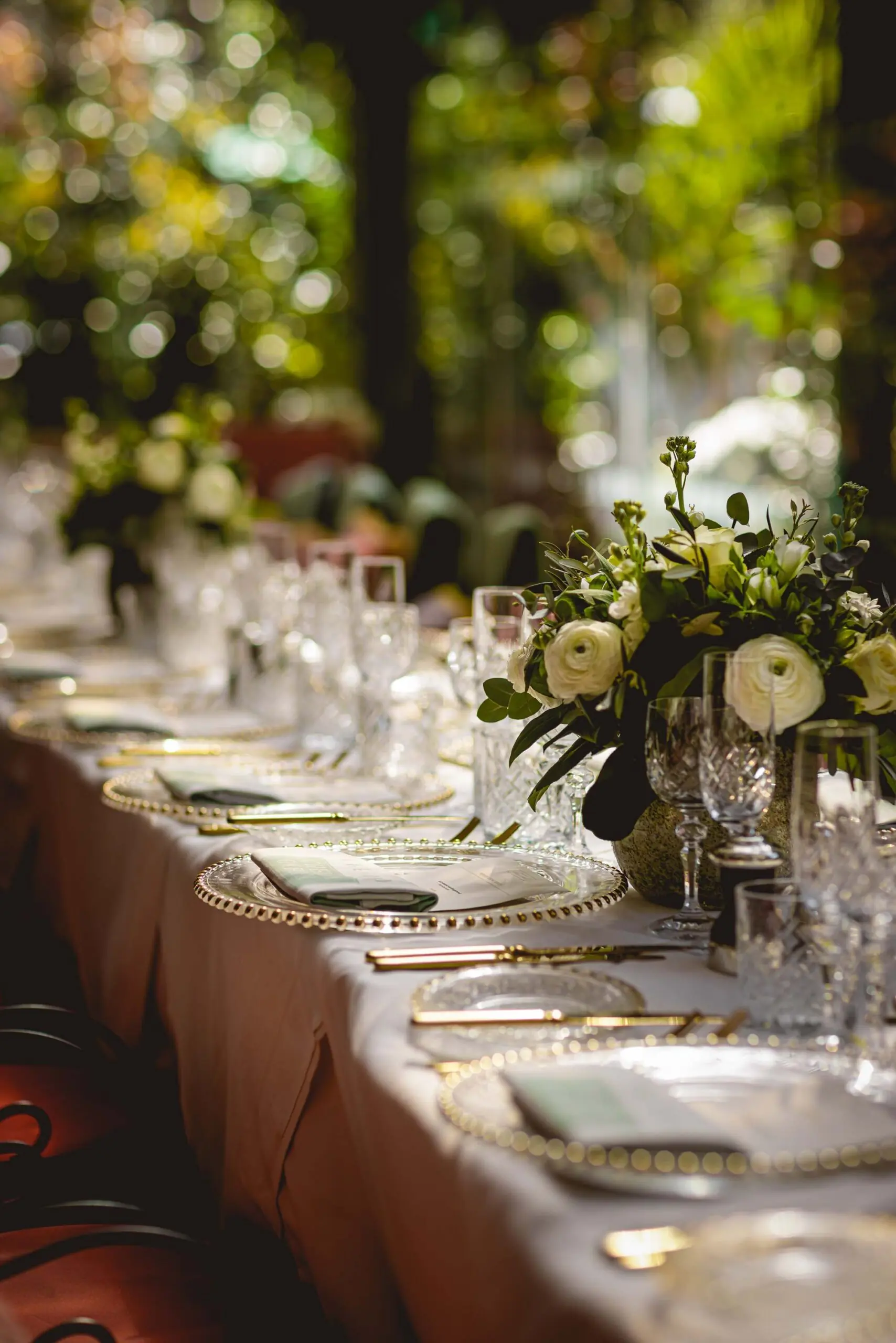 table design at the ivy cheslea garden