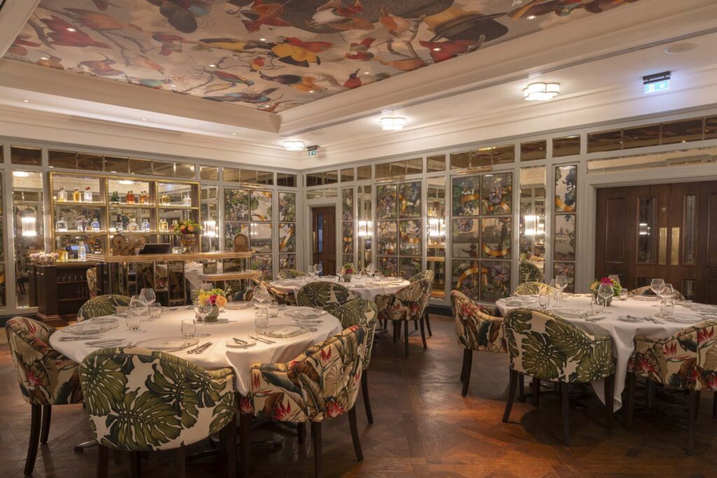 Interior of The Jonathan Swift Room at The Ivy Dawson Street