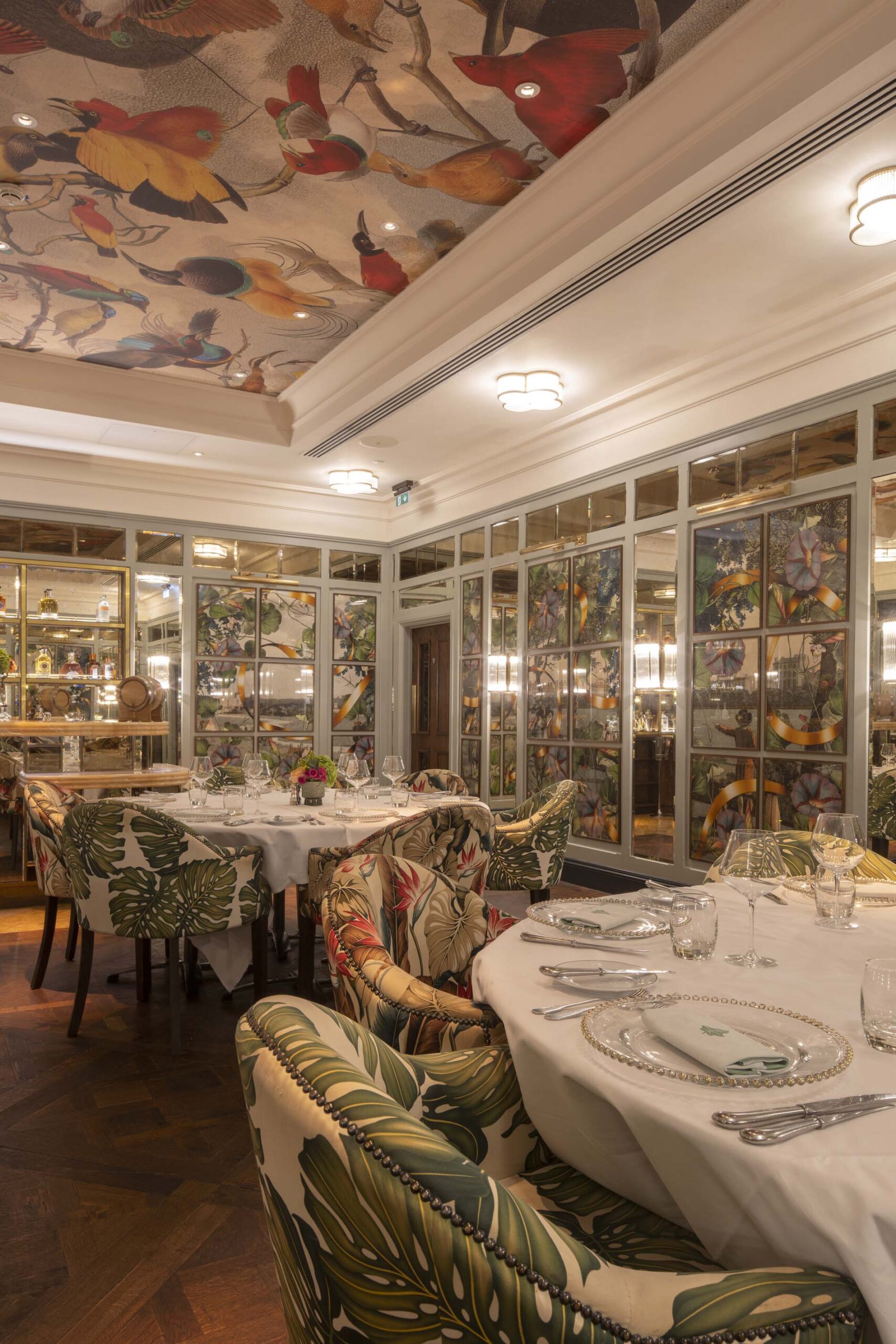 Interior of The Jonathan Swift Room at The Ivy Dawson Street