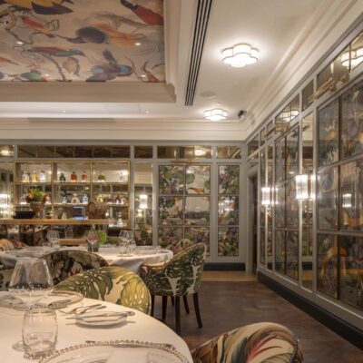 Private dining room at The Ivy Dawson Street restaurant in Dublin