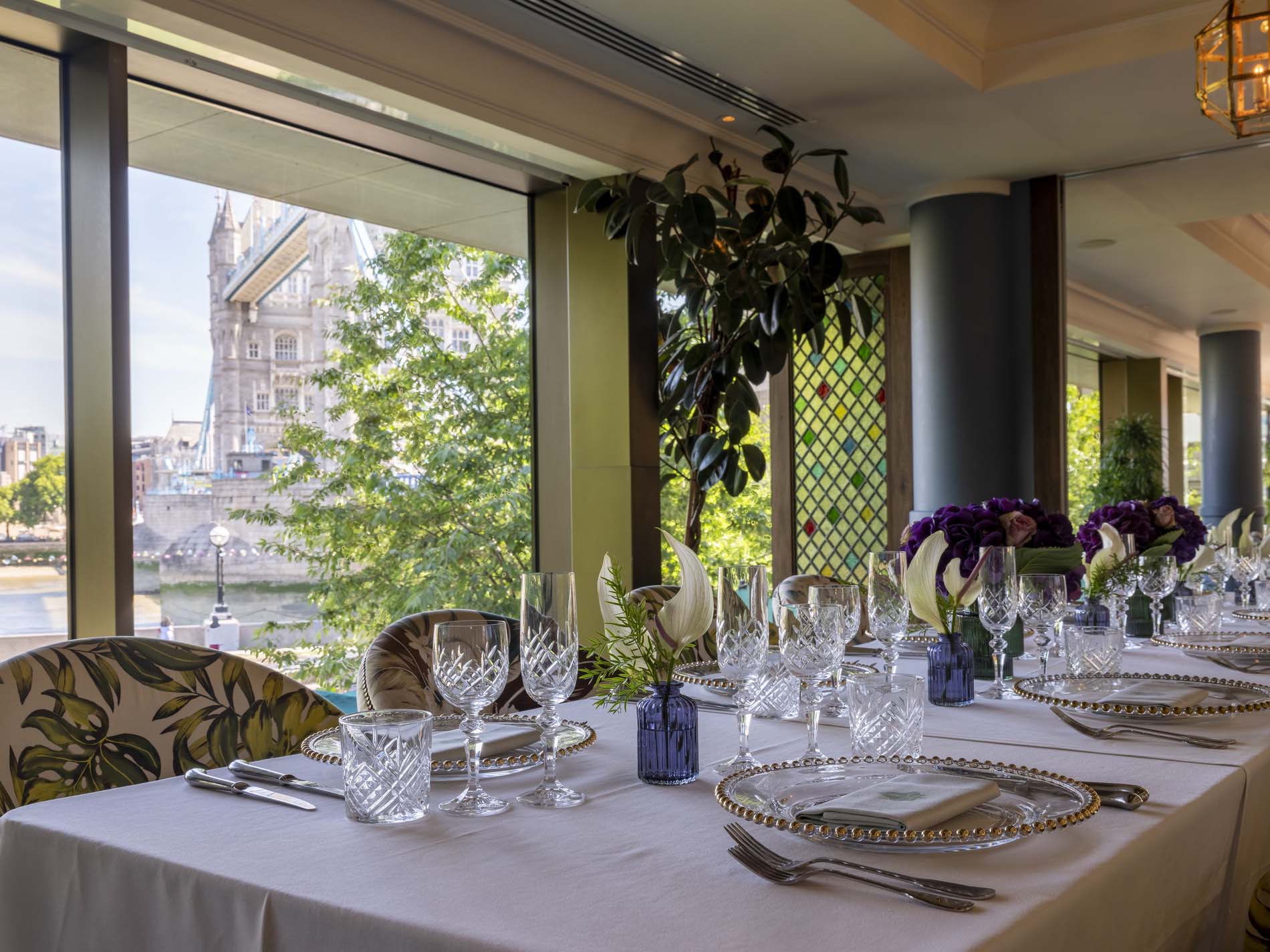 the london bridge room at the ivy tower bridge