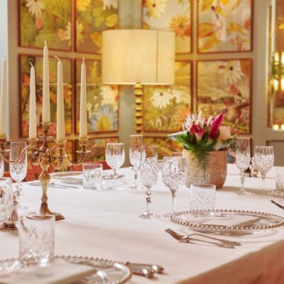 Interior of The Buttercross Room at The Ivy Winchester.