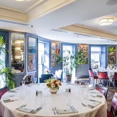 Interior of the first floor at The Ivy Bath.
