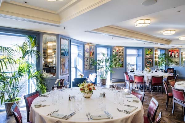 Interior of the first floor at The Ivy Bath.