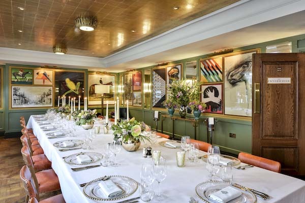 Interior of The Papworth Room.
