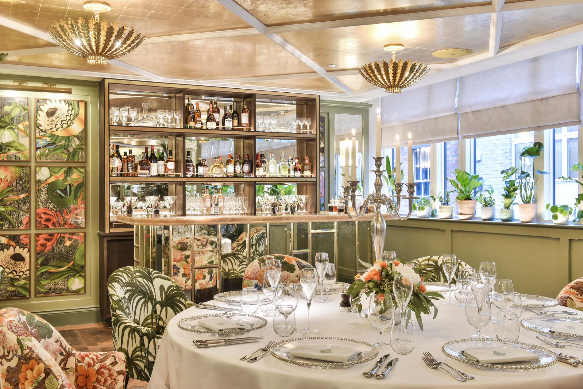 The Botanical Room at The Ivy Oxford.