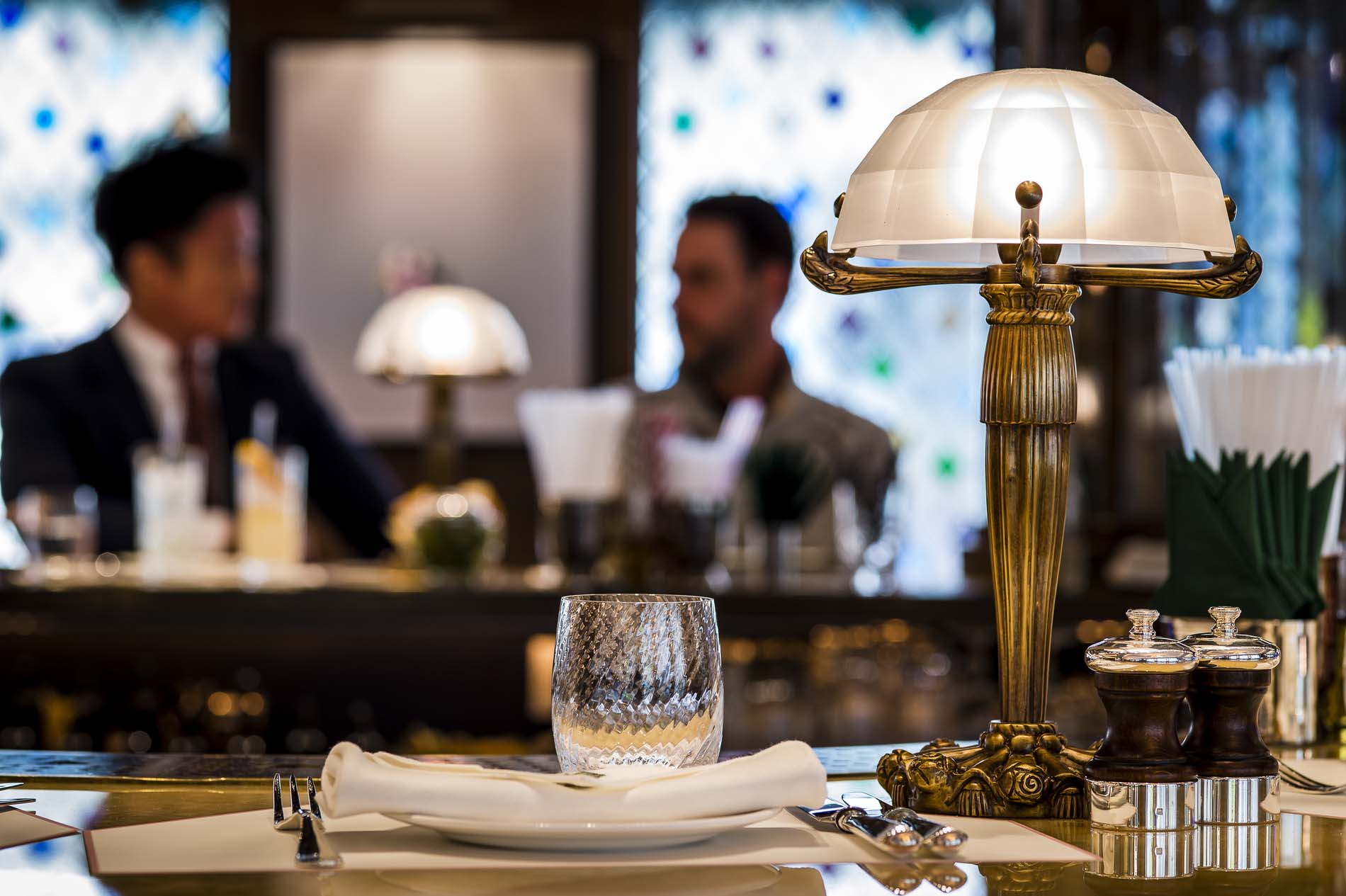 Bar seating at The Original Ivy.
