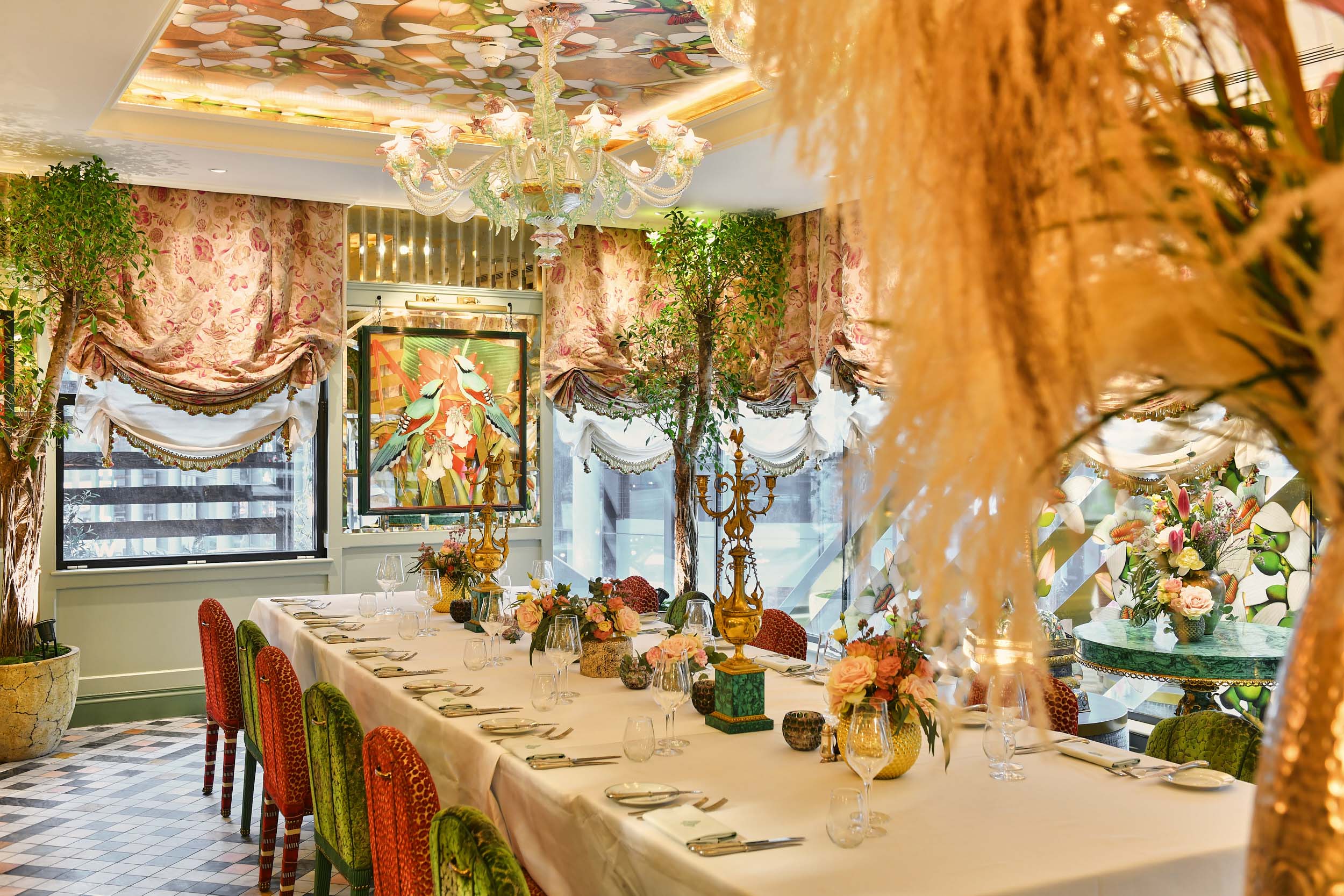 the dining room at The Dalton room, manchester