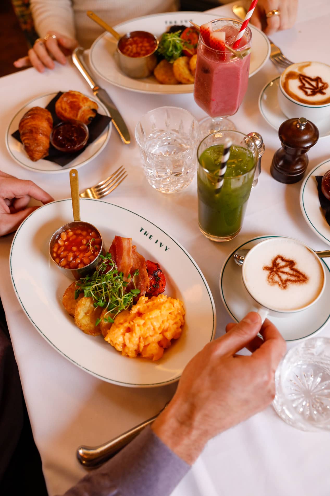 Brunch Menu at The Ivy.