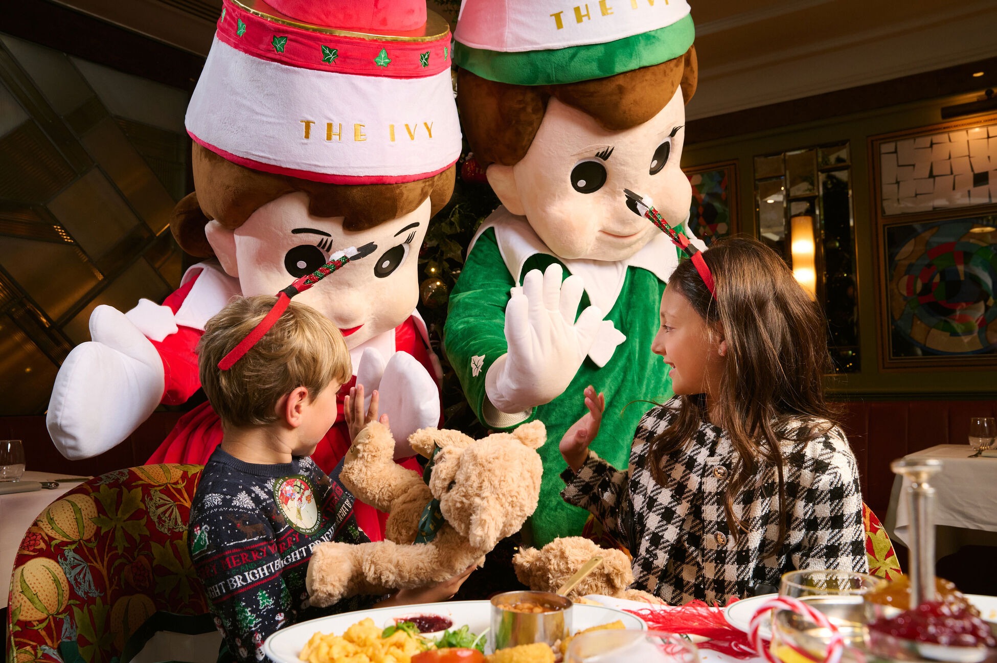 naughty elves breakfast at the ivy