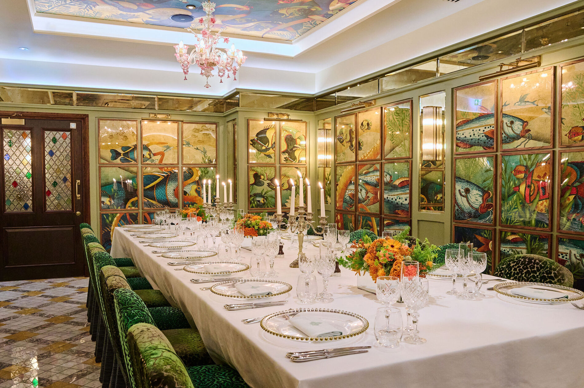 private dining room in Bournemouth