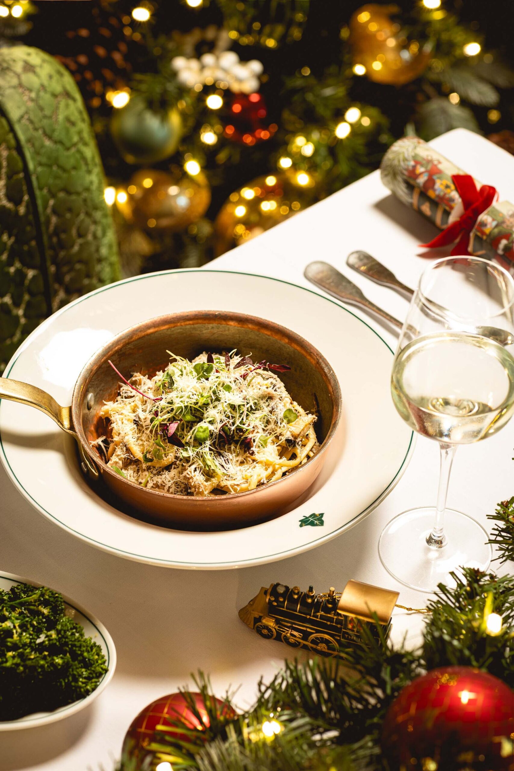 tagliatelle at the ivy for new year's