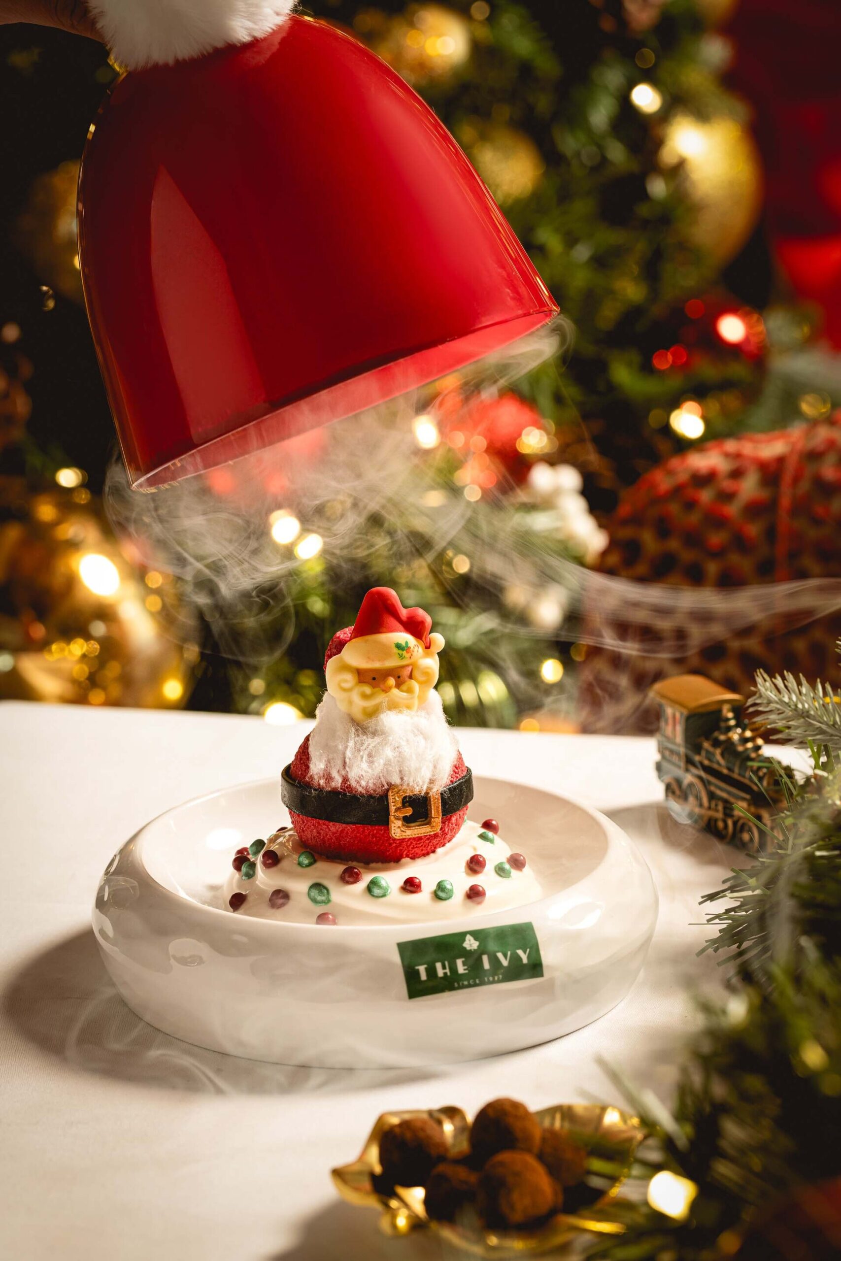 christmas dessert at the ivy