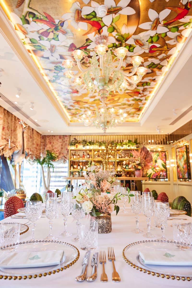 Private dining space with Manchester city centre views